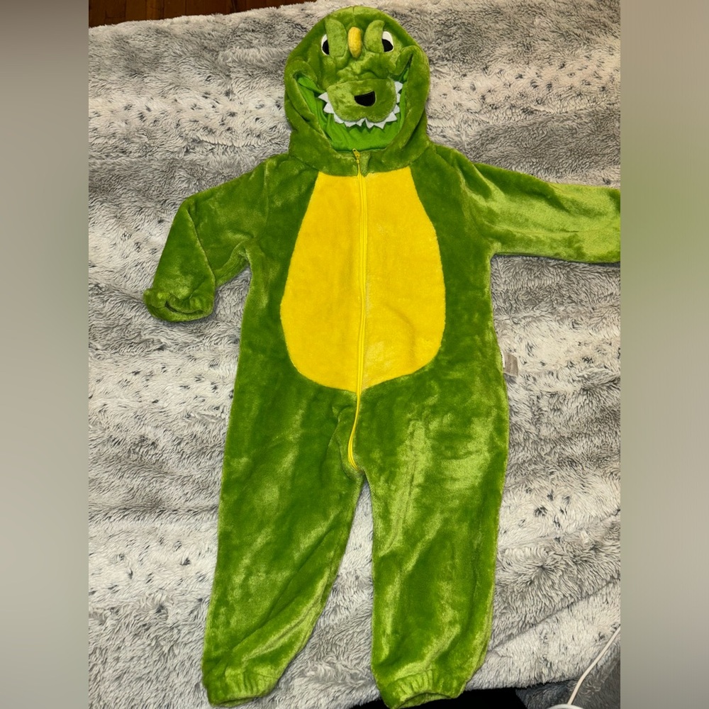 LOLANTA Toddler Dinosaur Animal Costume Unisex Baby Kids Hooded Romper Jumpsuit